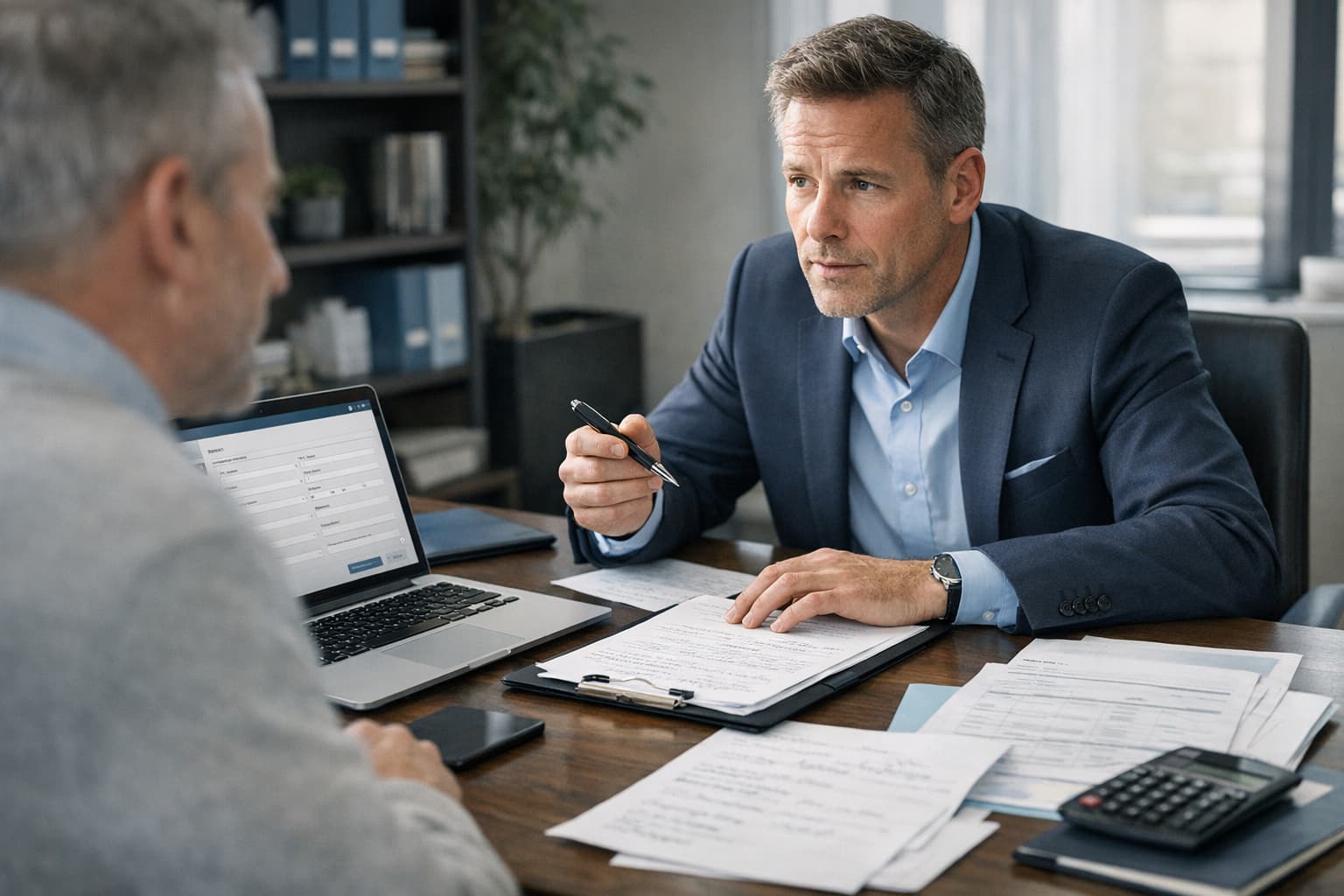 Berater mit strukturierter Vor- und Nachbereitung